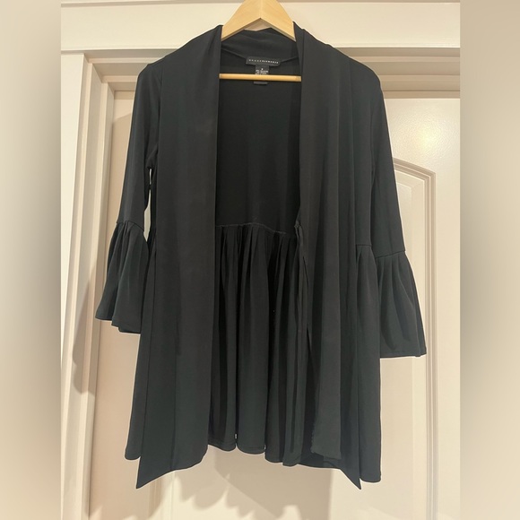 Black Open Front Cardigan - Picture 1 of 2